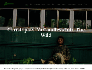 christophermccandless.info screenshot