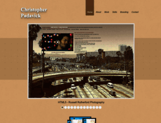 christopherpadavick.com screenshot
