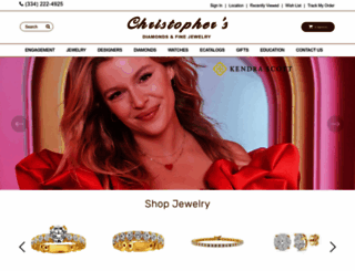 christophersdiamonds.com screenshot