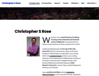 christophersrose.com screenshot