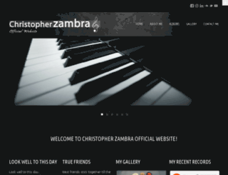 christopherzambra.com screenshot