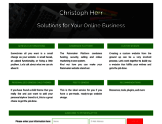 christophherr.com screenshot