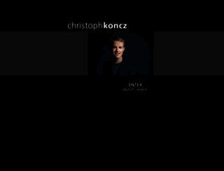 christophkoncz.com screenshot