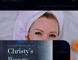 christysbeauty.co.uk screenshot