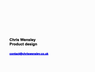 chriswensley.co.uk screenshot