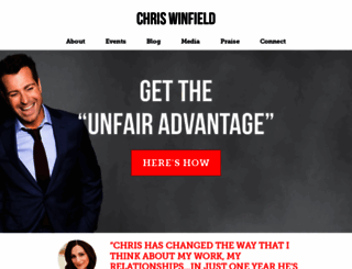 chriswinfield.com screenshot