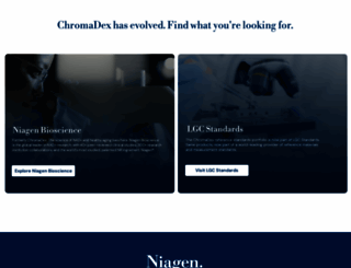 chromadex.com screenshot
