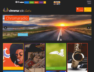 chromaradio.net screenshot