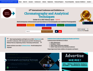 chromatography.conferenceseries.com screenshot