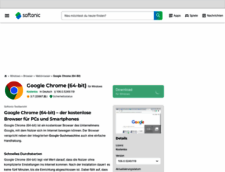 chrome-64-bit.softonic.de screenshot