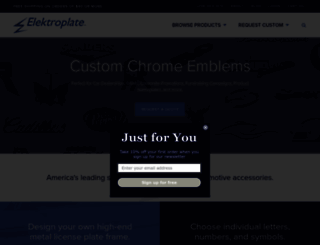 chromeemblems.com screenshot