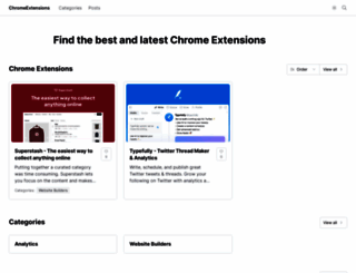 chromeextensions.org screenshot