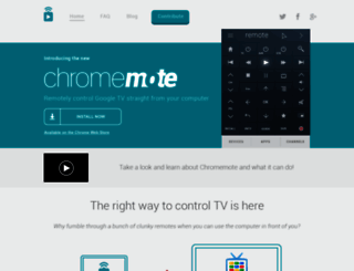 chromemote.com screenshot