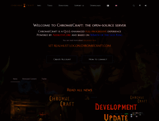 chromiecraft.com screenshot