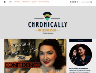 chronically-overdressed.com screenshot