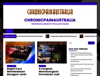 chronicpainaustralia.org screenshot