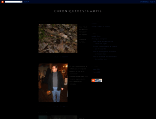 chroniquedeschampis.blogspot.com screenshot