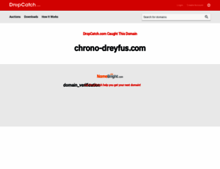 chrono-dreyfus.com screenshot