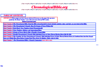 chronologicalbible.org screenshot