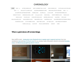 chronology.weebly.com screenshot