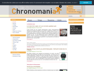 chronomania.net screenshot