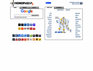 chronopage.fr screenshot