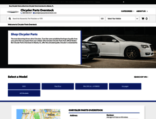 chryslerpartsoverstock.com screenshot