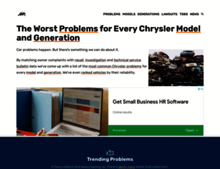 chryslerproblems.com screenshot