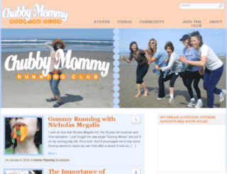 chubbymommyrunningclub.com screenshot