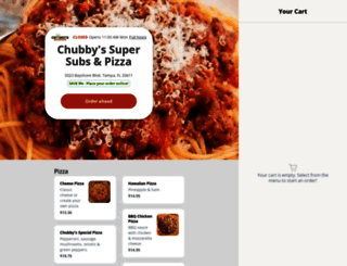 chubbyssubspizza.com screenshot