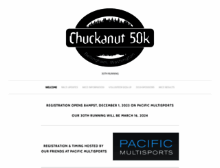 chuckanut50krace.com screenshot