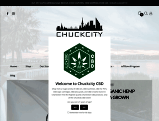 chuckcitycbd.com screenshot