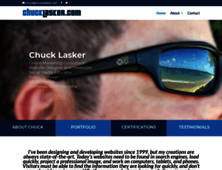 chucklasker.com screenshot