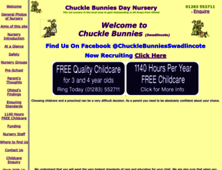 chucklebunniesswadlincote.co.uk screenshot
