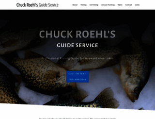 chuckroehlsguideservice.com screenshot