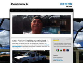 chucksscreeningco.com screenshot