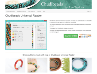 chudibeads.com screenshot