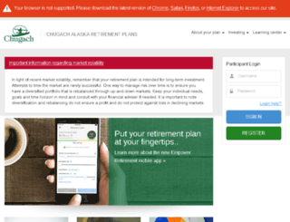 chugach401k.com screenshot