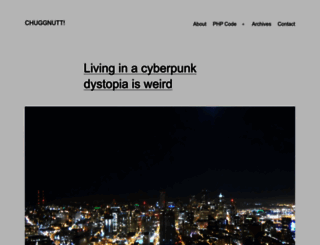 chuggnutt.com screenshot