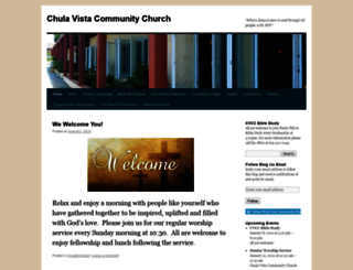 chulavistacommunitychurch.com screenshot