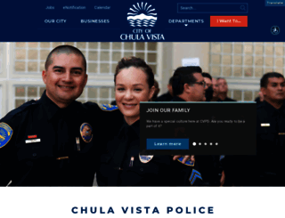 chulavistapd.org screenshot