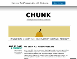 chunkdemo.wordpress.com screenshot