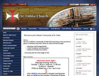 church.stodilia.org screenshot