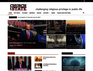 churchandstate.org.uk screenshot