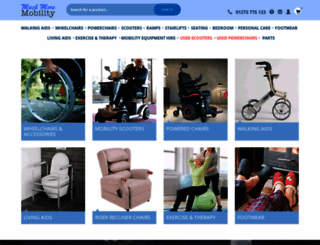 churchersmobility.co.uk screenshot