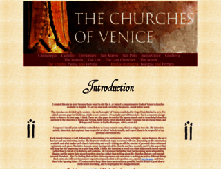 churchesofvenice.co.uk screenshot