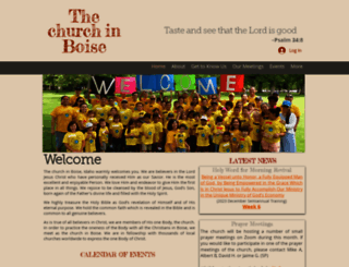 churchinboise.org screenshot