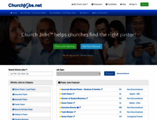 churchjobs.net screenshot