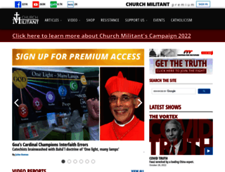 churchmilitant.org screenshot