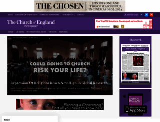 churchnewspaper.com screenshot